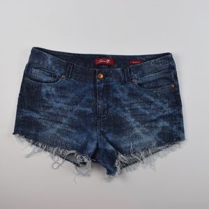 Seven7 custom Cut off denim Shorts